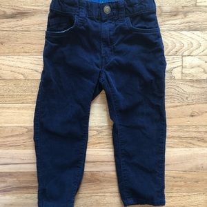 H&M Navy Blue Corduroy Pants
